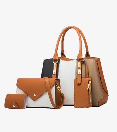 New Fashion Women's Tote Shoulder Crossbody Bag - Brown